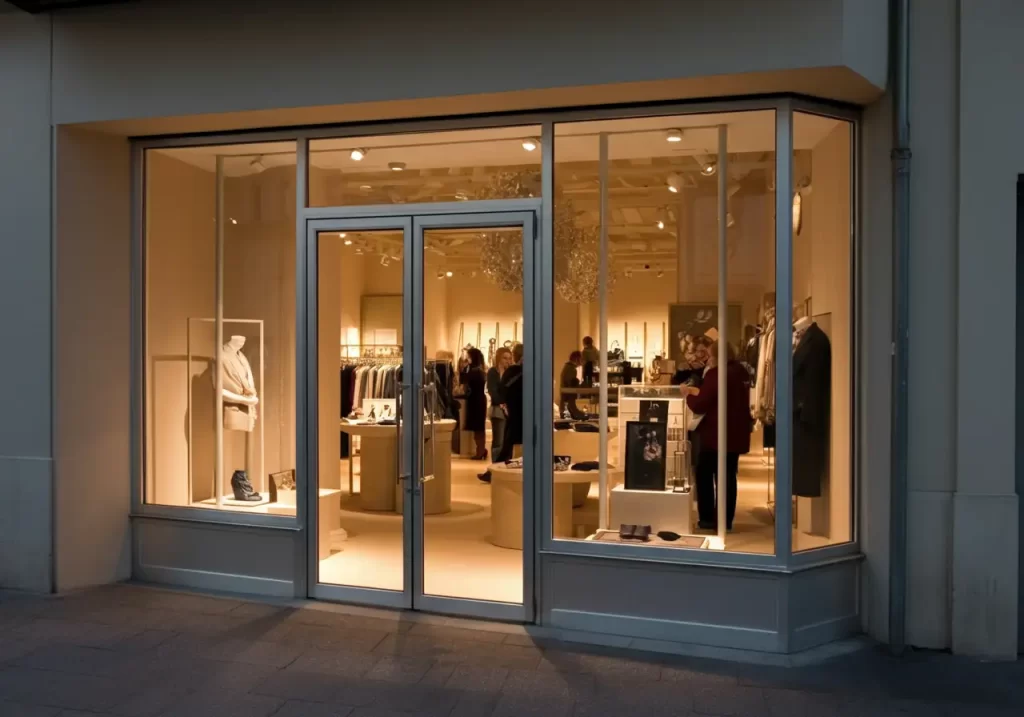 Commercial Glass Door for Curb Appeal and Customer Trust