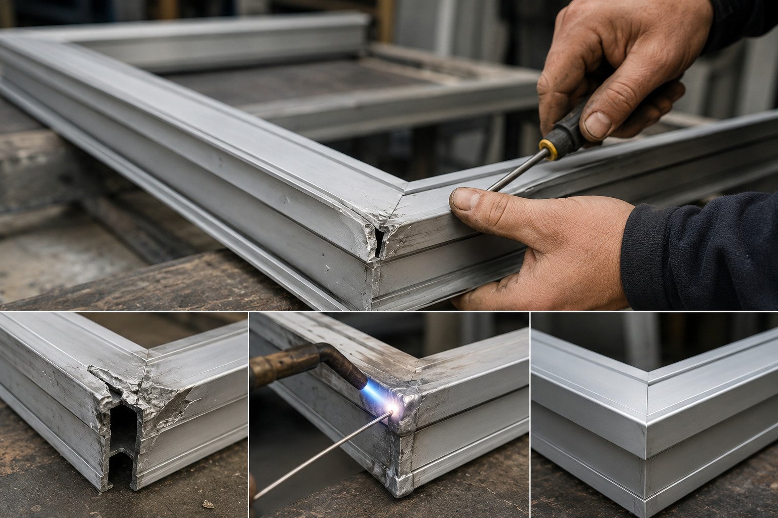 Aluminium Frame Repairs